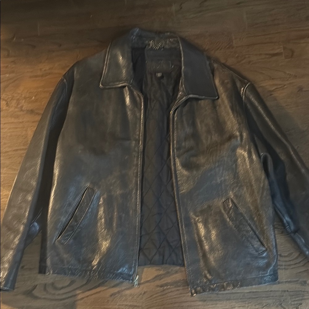 J. Crew Black Leather Jacket
